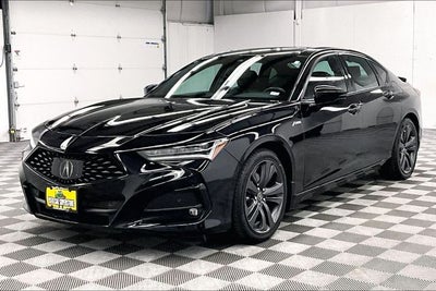 2023 Acura TLX A-Spec Package AWD-Sunroof-Adaptive Cruise-Htd/Cooled Leather