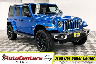 2021 Jeep Wrangler Unlimited Sahara 4xe 4x4 - Htd Leather - Remote Start - 20'' Wheels