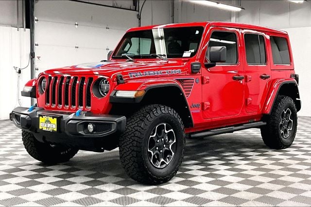 2022 Jeep Wrangler Unlimited Rubicon 4xe 4x4 - Sky One-Touch Power Top - Htd Seats