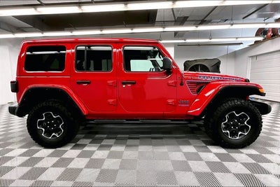 2022 Jeep Wrangler Unlimited Rubicon 4xe 4x4 - Sky One-Touch Power Top - Htd Seats