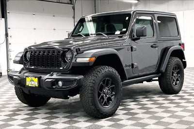2024 Jeep Wrangler Willys 4x4-Adaptive Cruise-Htd Seats-Remote Start