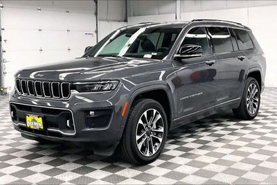2023 Jeep Grand Cherokee L Overland 4x4-Pano Roof-Adaptive Cruise-Htd/Cooled Leather