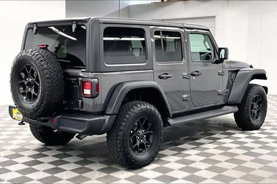 2025 Jeep Wrangler Willys 4xe 4X4-Adaptive Cruise-Htd Seats-Remote Start