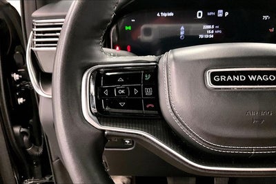 2024 Jeep Grand Wagoneer L Series II 4x4-Pano Roof-Htd/Cooled Massaging Leather