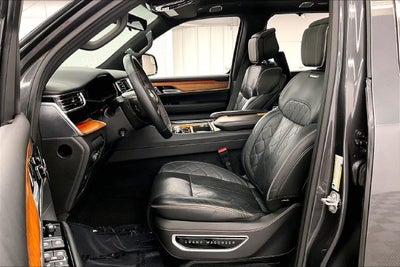 2025 Jeep Grand Wagoneer L Series III 4x4-Pano Roof-Htd/Cooled Massaging Leather