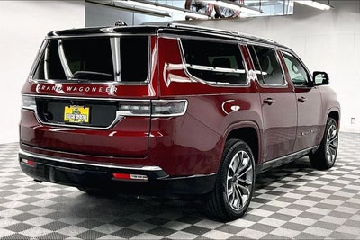 2025 Jeep Grand Wagoneer L Series III 4x4-Pano Roof-Htd/Cooled Massaging Leather-DVD