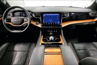 2025 Jeep Grand Wagoneer L Series III 4x4-Pano Roof-Htd/Cooled Massaging Leather-DVD