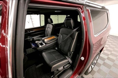 2025 Jeep Grand Wagoneer L Series III 4x4-Pano Roof-Htd/Cooled Massaging Leather-DVD