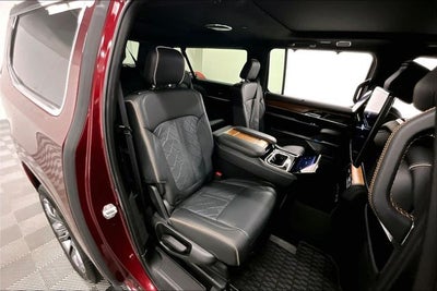 2025 Jeep Grand Wagoneer L Series III 4x4-Pano Roof-Htd/Cooled Massaging Leather-DVD
