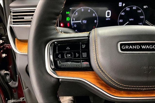 2025 Jeep Grand Wagoneer L Series III 4x4-Pano Roof-Htd/Cooled Massaging Leather-DVD