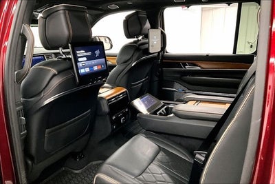 2025 Jeep Grand Wagoneer L Series III 4x4-Pano Roof-Htd/Cooled Massaging Leather-DVD