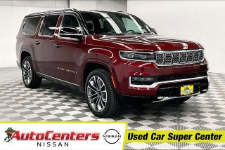 2025 Jeep Grand Wagoneer L Series III 4x4-Pano Roof-Htd/Cooled Massaging Leather-DVD