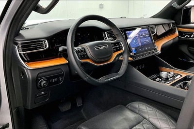 2025 Jeep Grand Wagoneer Series III 4x4-Pano Roof-Htd/Cooled Massaging Leather-DVD