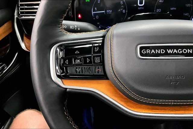 2025 Jeep Grand Wagoneer Series III 4x4-Pano Roof-Htd/Cooled Massaging Leather-DVD