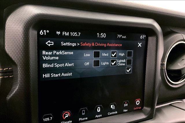 2023 Jeep Gladiator High Altitude 4x4 - Blind Spot Detection - Alpine Audio