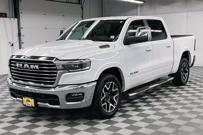 2025 RAM 1500 Laramie 4x4 - Pano Roof - Htd/Cooled Leather