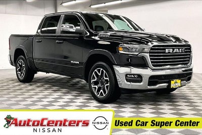 2025 RAM 1500 Laramie 4x4 - Htd/Cooled Leather - Adaptive Cruise - 20''