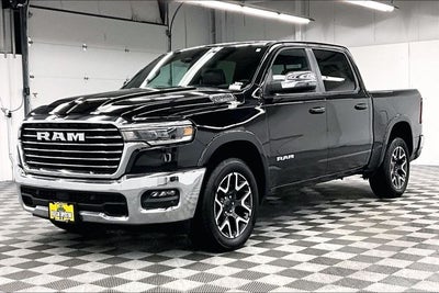2025 RAM 1500 Laramie 4x4 - Htd/Cooled Leather - Adaptive Cruise - 20''
