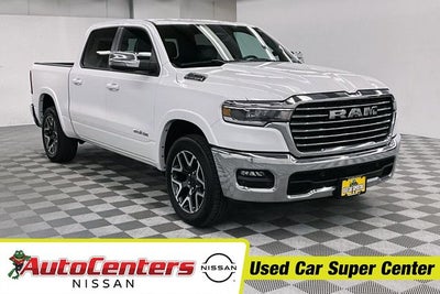 2025 RAM 1500 Laramie 4x4 - Htd/Cooled Leather - Adaptive Cruise - 20''