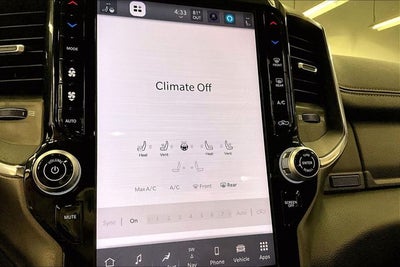 2025 RAM 1500 Laramie 4x4 - Htd/Cooled Leather - Adaptive Cruise - 20''