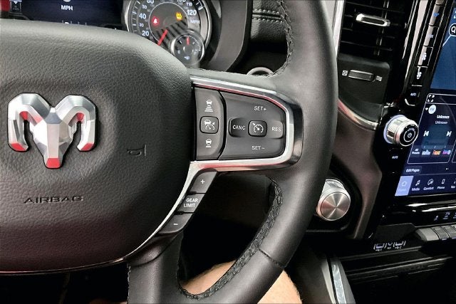 2025 RAM 1500 Laramie 4x4-Pano Roof-Adaptive Cruise-Htd/Cooled Leather