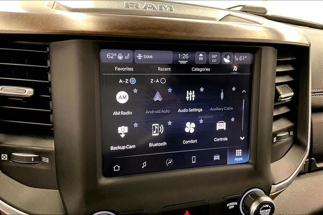 2022 RAM 1500 Laramie 4x4-Htd/Cooled Leather-Remote Start-20'' Wheels