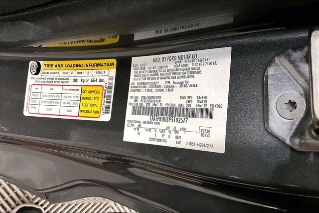 2023 Ford Mustang EcoBoost Premium Htd/Cooled Leather - Blind Spot Detection