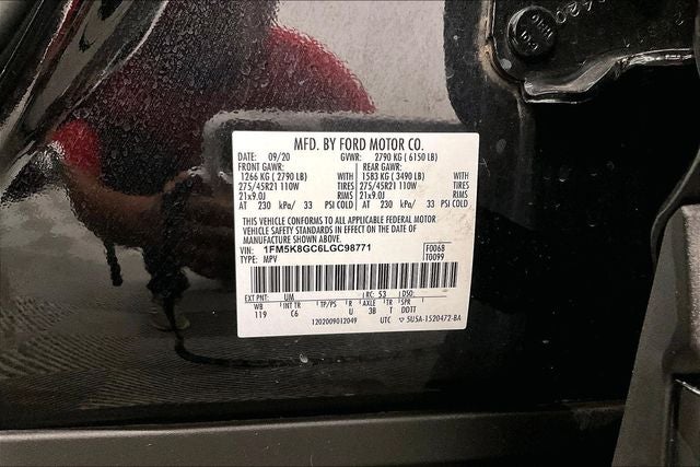 2020 Ford Explorer ST 4x4 - Pano Roof - Htd/Cooled Massaging Leather