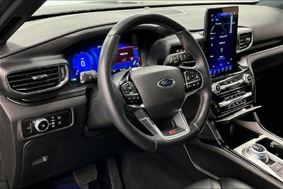 2023 Ford Explorer ST 4x4-Pano Roof-Adaptive Cruise-Htd/Cooled Leather