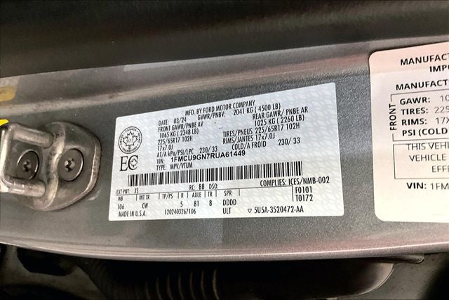 2024 Ford Escape Active Htd Seats-Tech Package-Navigation