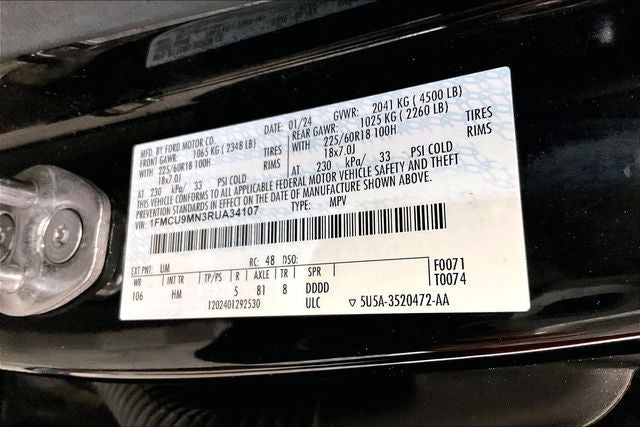 2024 Ford Escape ST-Line AWD - Pano Roof - Adaptive Cruise