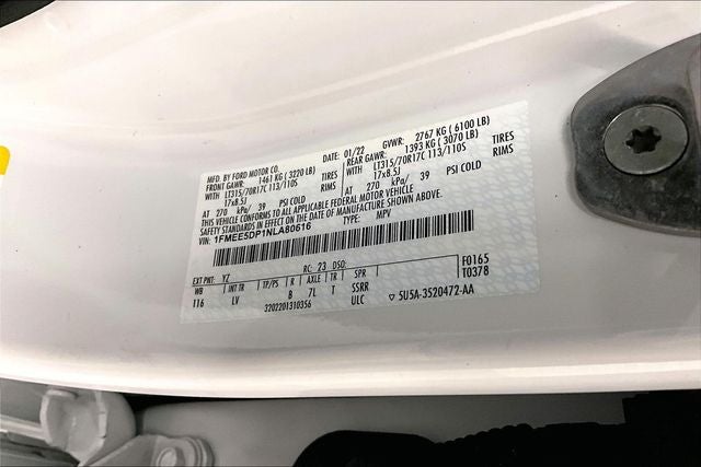 2022 Ford Bronco Base 4X4 - Sasquatch Pkg - Apple CarPlay/Android Auto