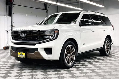 2025 Ford Expedition King Ranch 4x4-Pano Roof-Adaptive Cruise-Htd/Cooled Leather