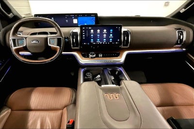 2025 Ford Expedition King Ranch 4x4-Pano Roof-Adaptive Cruise-Htd/Cooled Leather