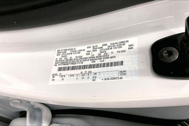 2024 Ford F-250SD XLT 4x4 - Turbodiesel - Apple CarPlay/Android Auto