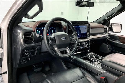 2022 Ford F-150 Lariat 4x4-Pano Roof-Adaptive Cruise-Htd/Cooled Leather