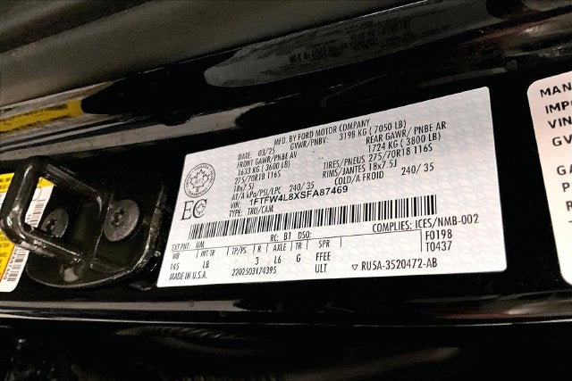 2025 Ford F-150 Tremor 4x4-Adaptive Cruise-Htd Seats-Remote Start