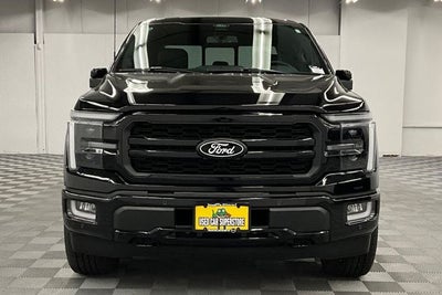 2024 Ford F-150 Lariat 4x4 - Black Appearance Pkg - Htd/Cooled Leather