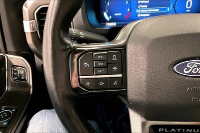 2024 Ford F-150 Platinum 4x4 - Pano Roof - Htd/Cooled Massaging Leather