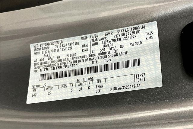 2024 Ford F-350SD XLT 4x4 - Diesel - Blind Spot Detection - Remote Start