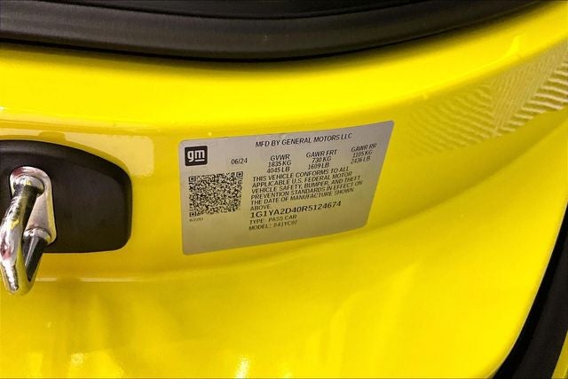 2024 Chevrolet Corvette Stingray 1LT - Z51 Performance Pkg - Remote Start