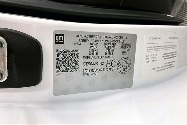 2024 Chevrolet Corvette Stingray 2LT