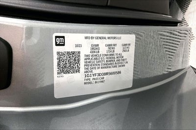 2024 Chevrolet Corvette Z06 3LZ - Htd/Cooled Leather - Blind Spot Detection