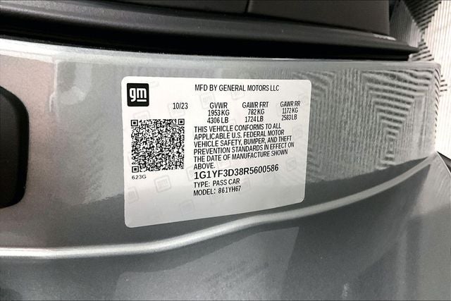 2024 Chevrolet Corvette Z06 3LZ - Htd/Cooled Leather - Blind Spot Detection