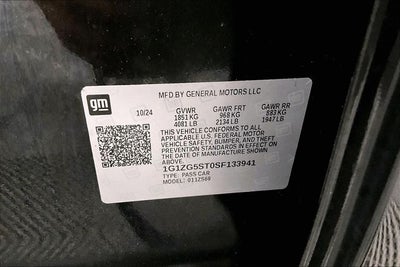 2025 Chevrolet Malibu RS Remote Start - Apple CarPlay/Android Auto