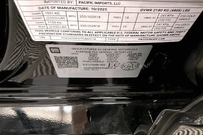 2026 Cadillac CT4 V-Series Heated/Cooled Seats-Sunroof-Navigation