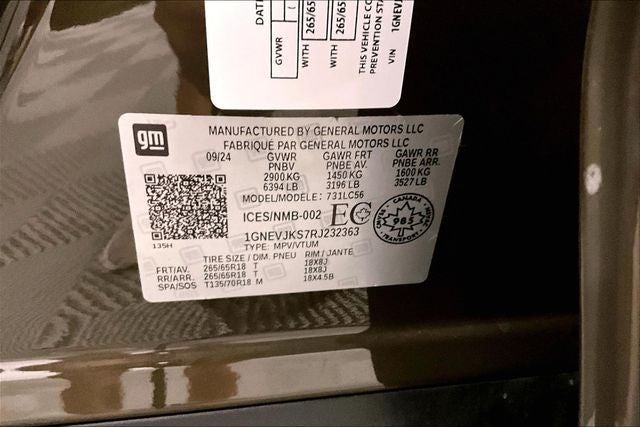 2024 Chevrolet Traverse Z71 AWD-Trailer Pkg-Adaptive Cruise-Htd Seats