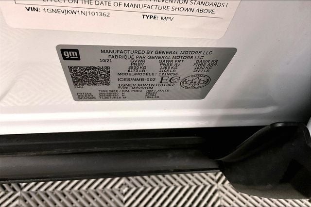 2022 Chevrolet Traverse RS AWD-Dual Moonroof - Adaptive Cruise-Htd Leather