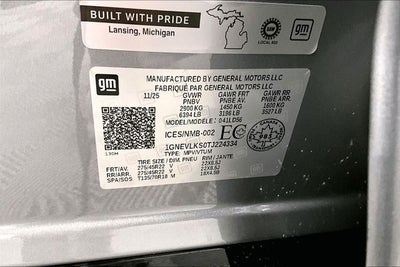 2026 Chevrolet Traverse RS