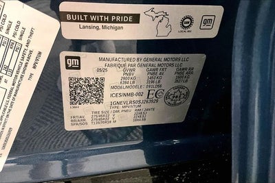 2025 Chevrolet Traverse RS